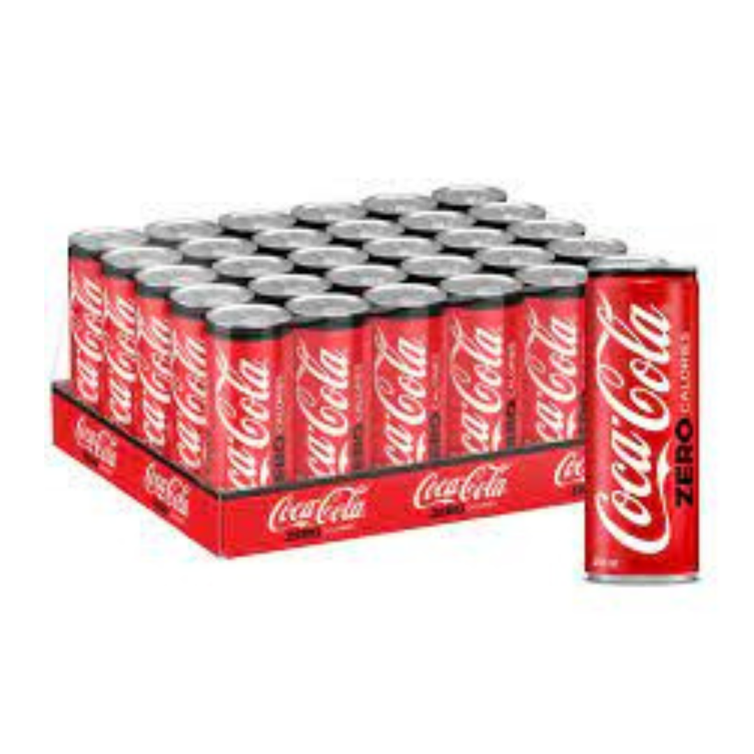 كوكاكولا جيب 250مل زيرو *24