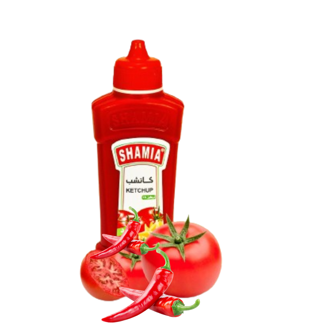 شاميه كاتشب حار 350جرام*12 بزازه