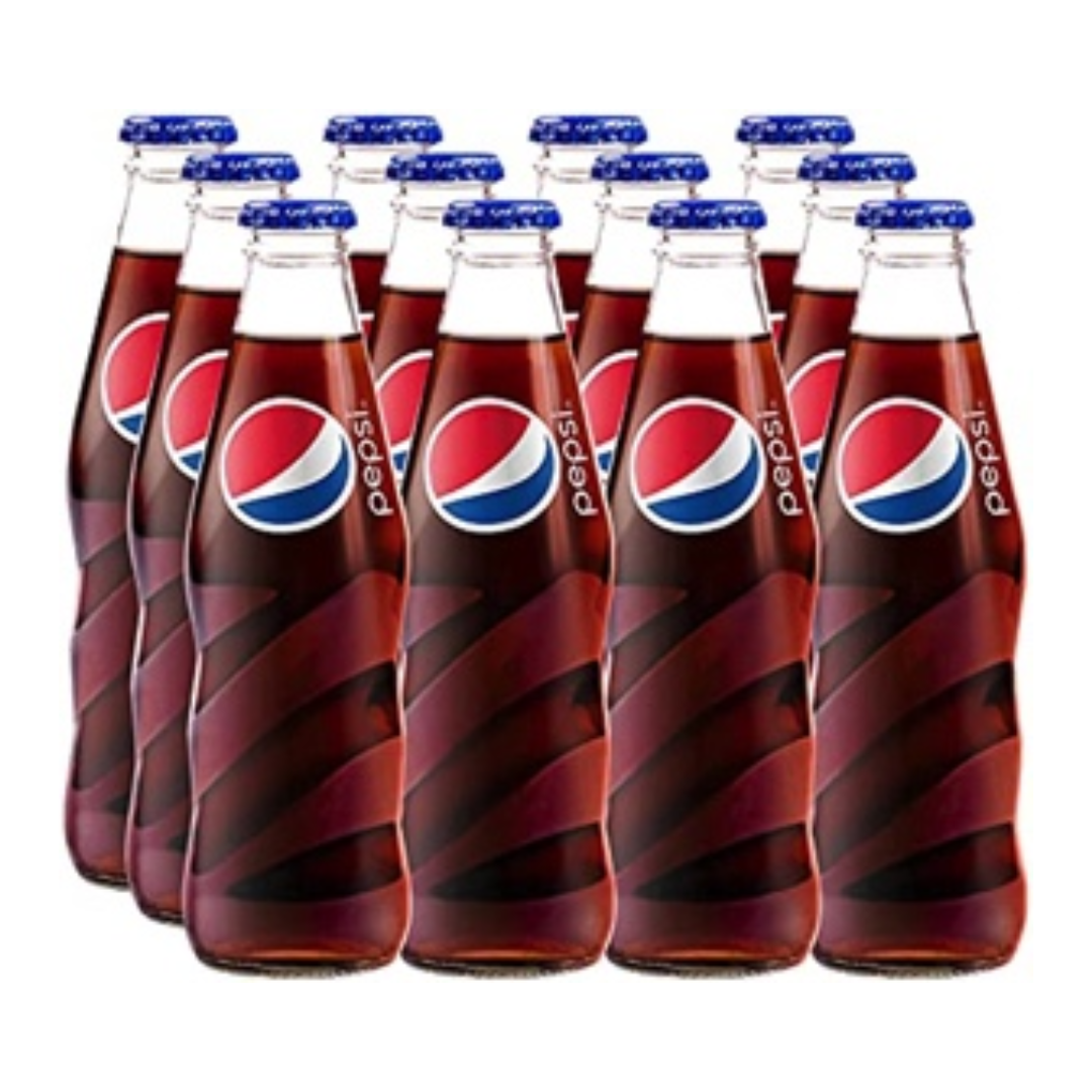 بيبسي هضبه زجاج 300مل *12