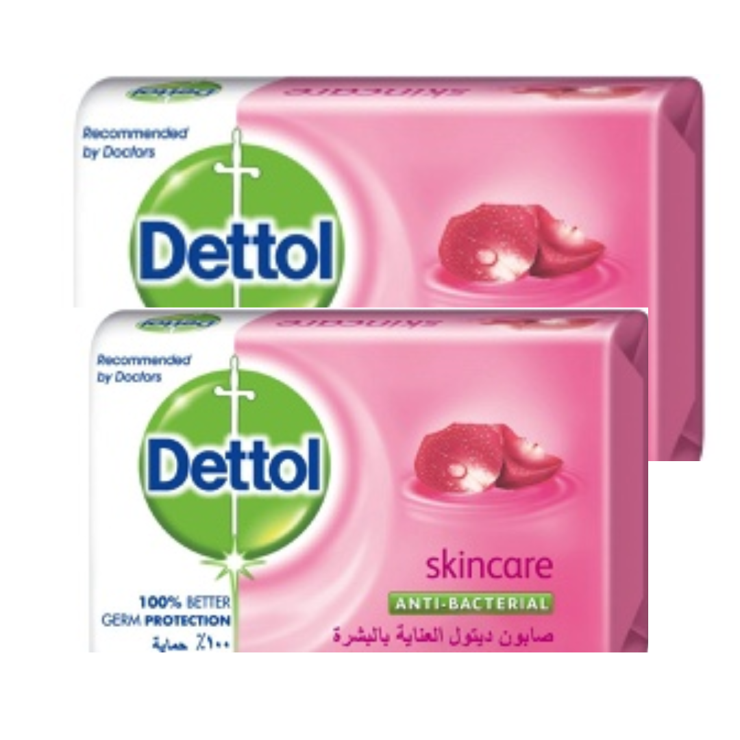 ديتول صابون عنايه بالبشره 85 جرام*24