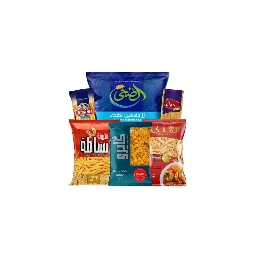 قسم المكرونات والارز والبقوليات